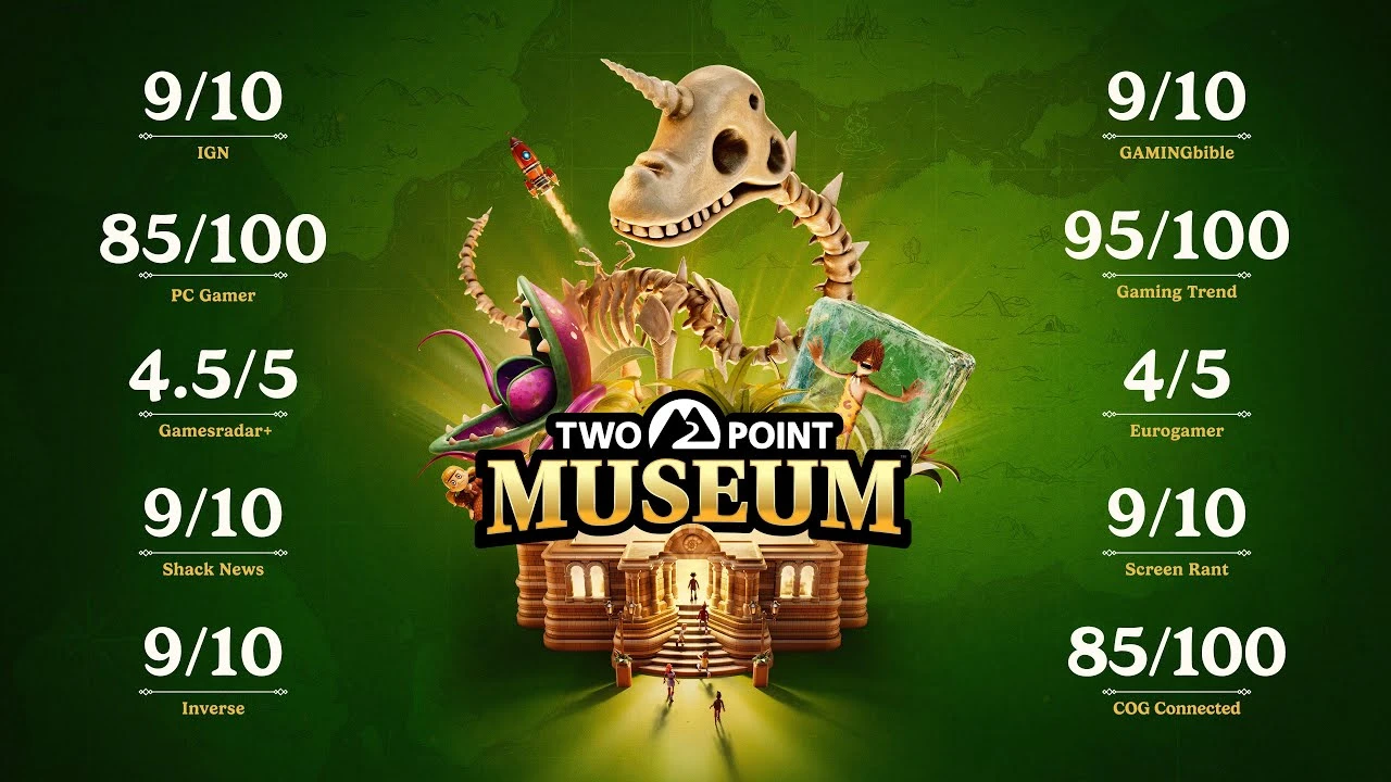 Состоялся релиз Two Point Museum - нового симулятора музея от авторов Two Point Hospital