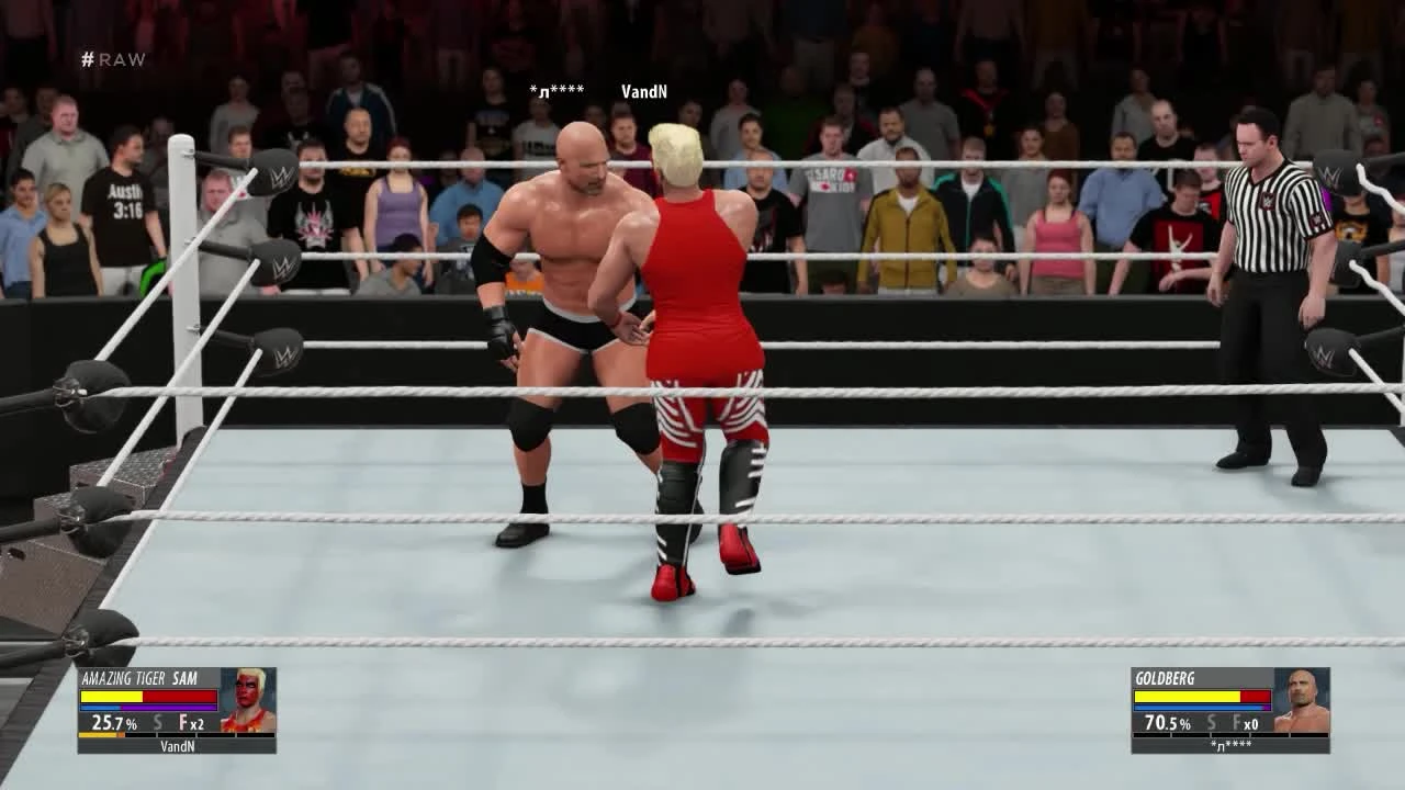 WWE 2K16 "Goooldberg ИЛИ По настоящему Сумасшедшая ОНЛАЙН Битва"