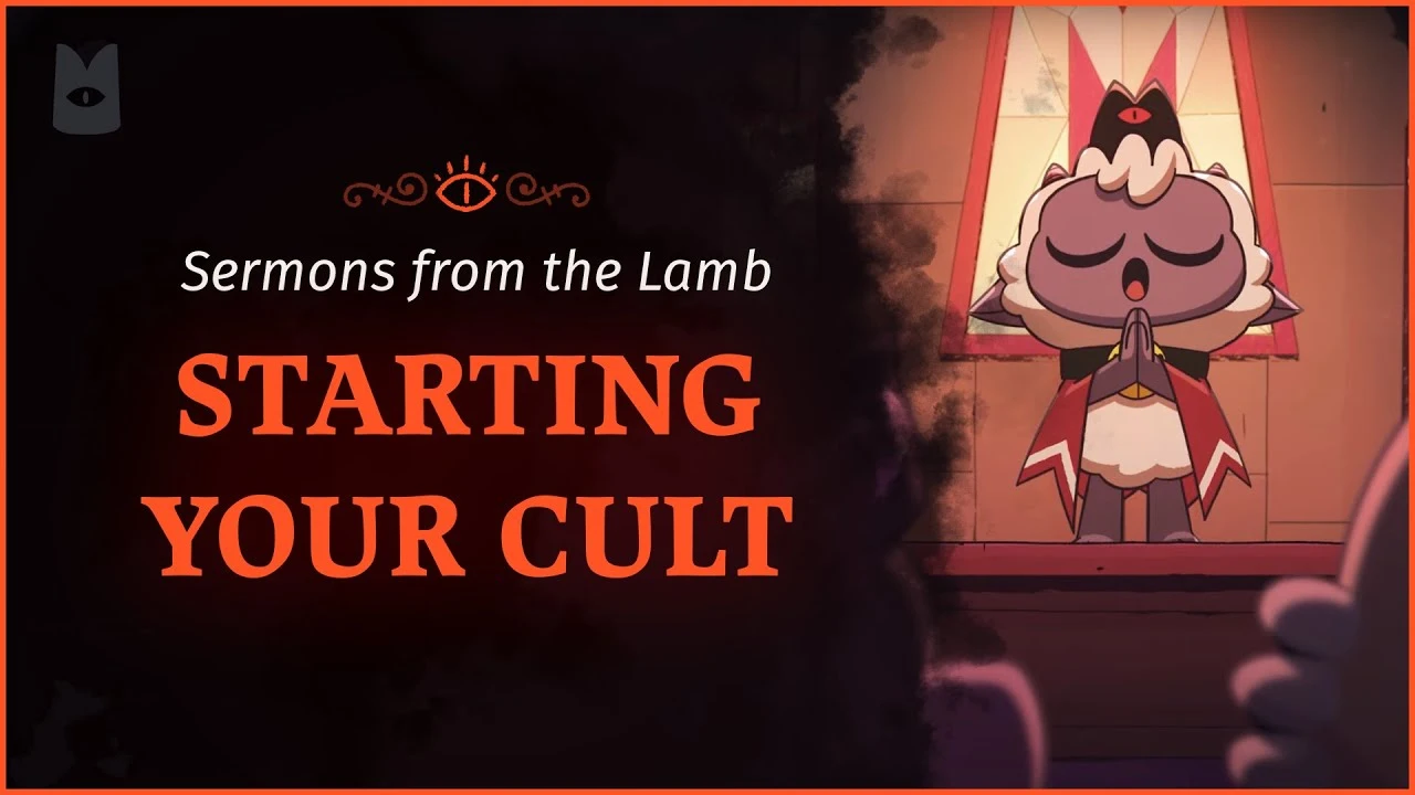 В новом трейлере Cult of the Lamb дают полезные советы по созданию собственного культа