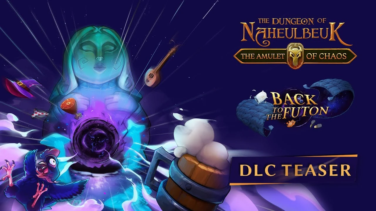 Этим летом на ПК и консолях будет выпущено DLC Back to the Futon для ролевой игры The Dungeon of Naheulbeuk