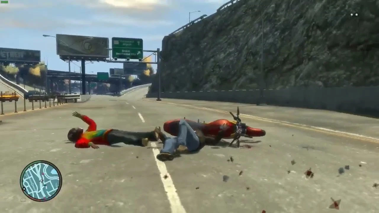 Копы в GTA IV даже на двух звёздах не оставят вам шанса...на жизнь