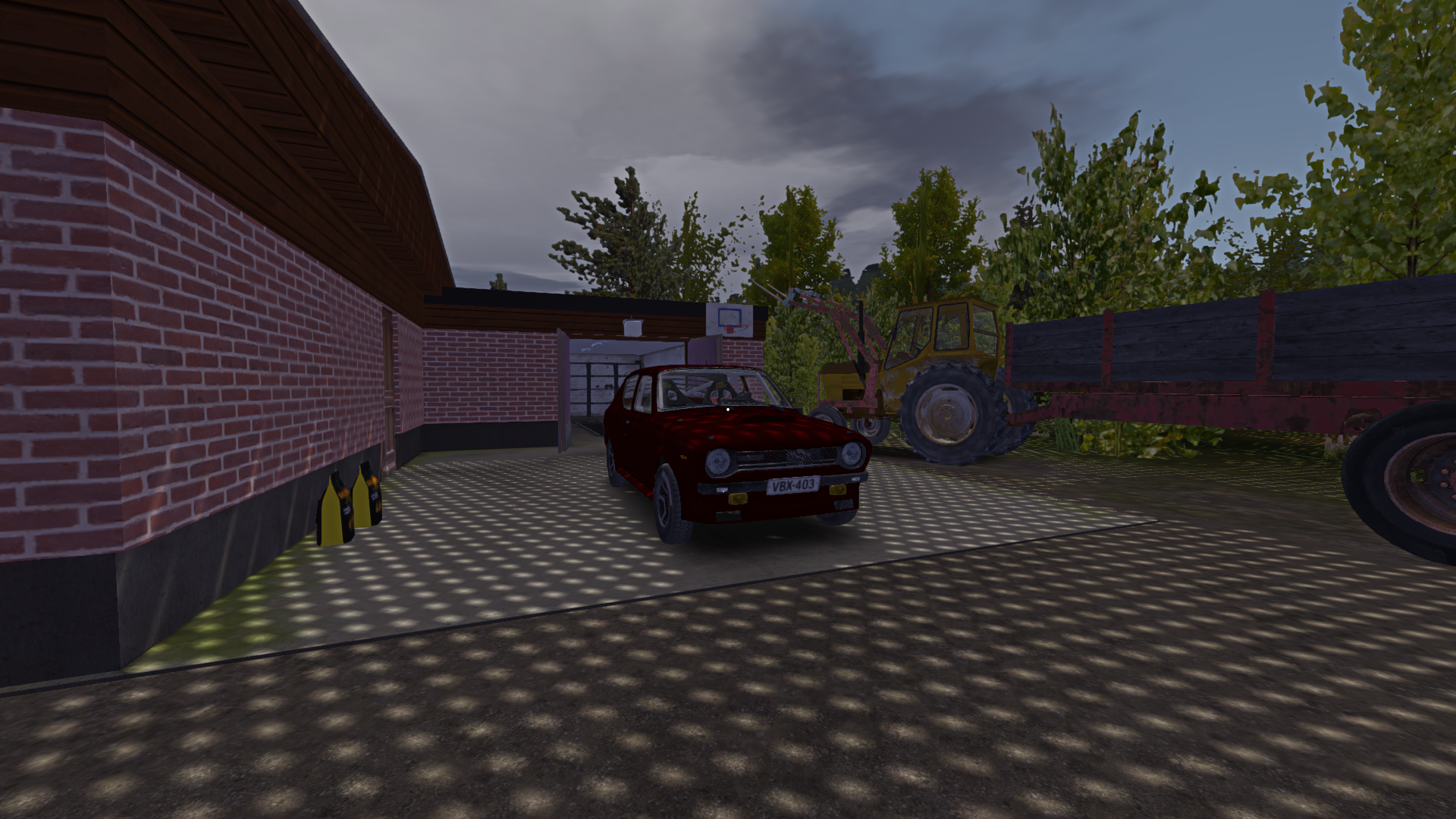 My Summer Car "Сохранение - Тёмно-бордовая Сатсума, идеальный тюнинг и порядок в доме"