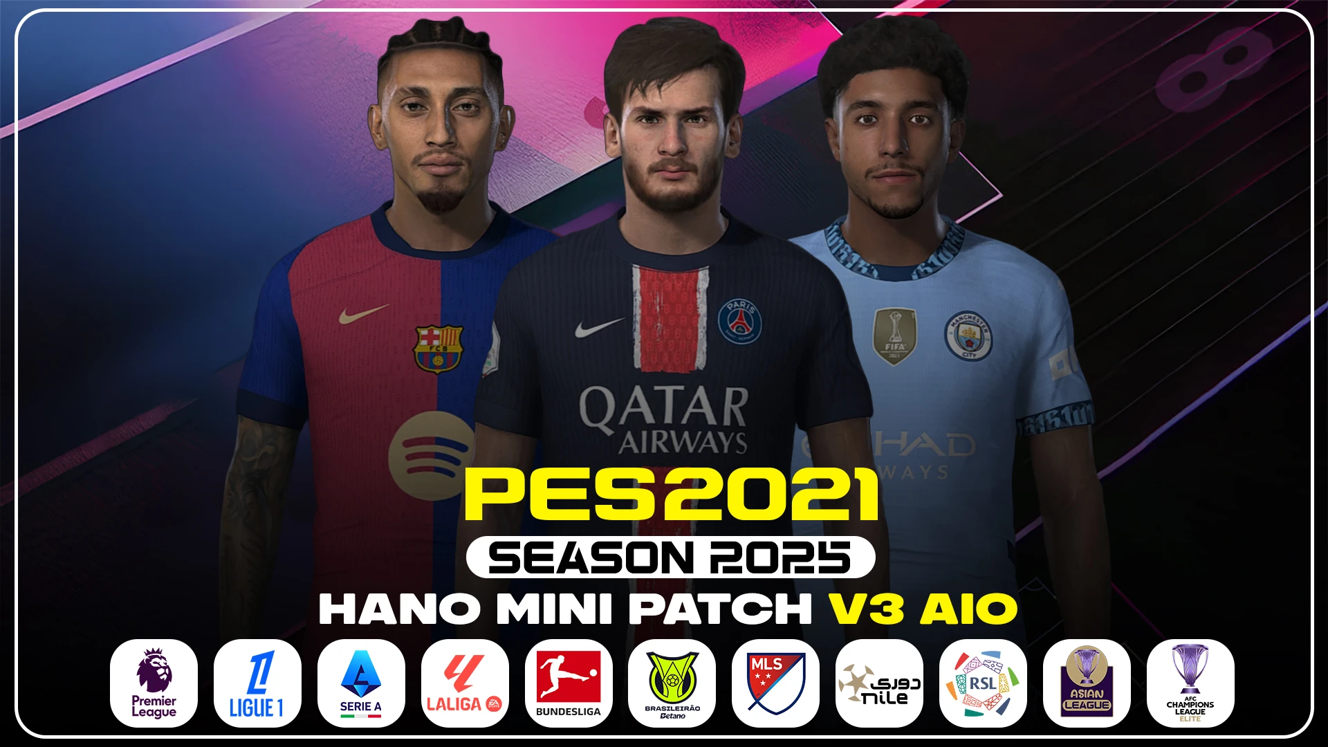 PES 2021 "HANO Mini Patch Сезон 2024-2025" [3.0]