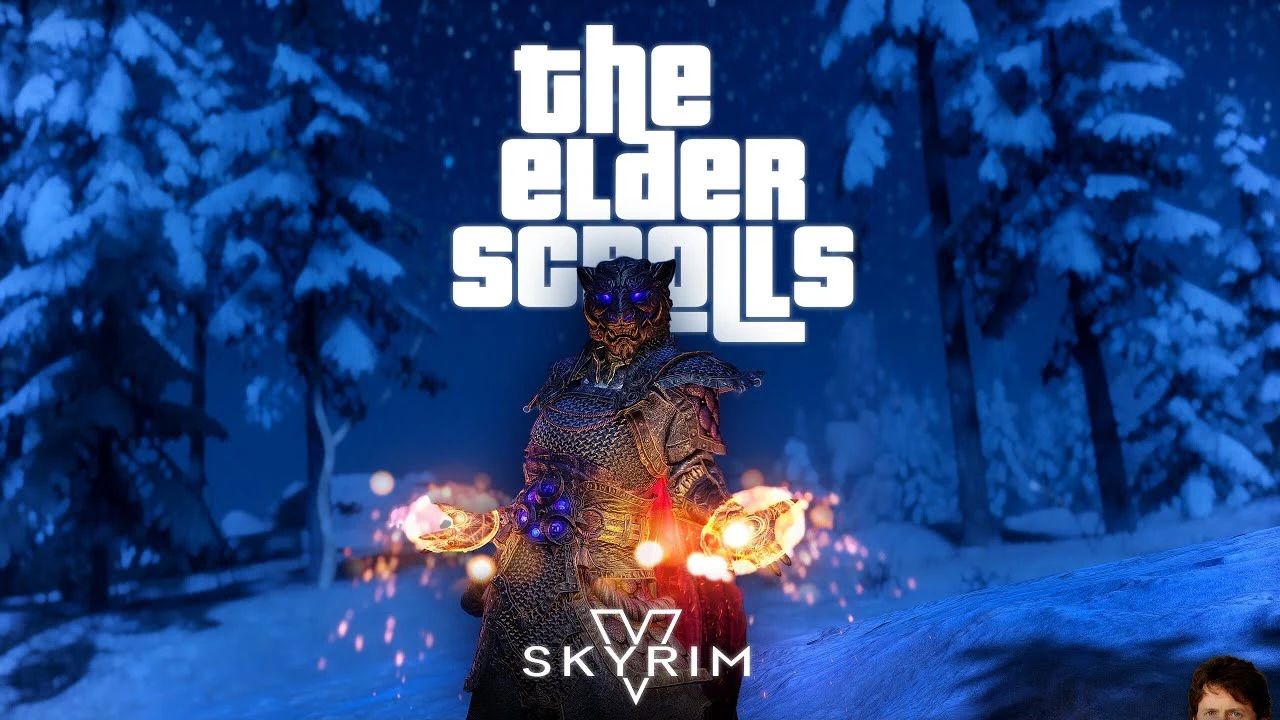 Трейлер GTA 6 в Скайриме