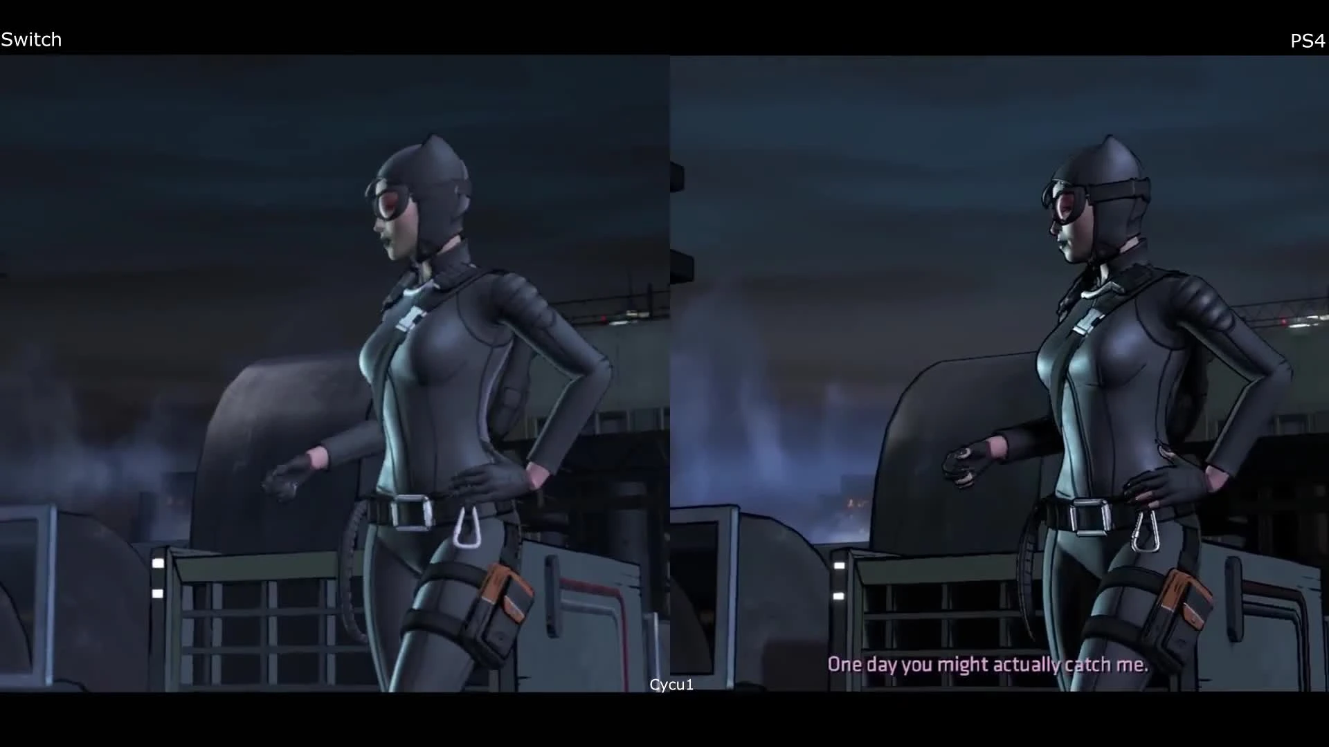 Графическое сравнение - Batman A Telltale Series Nintendo Switch vs PS4