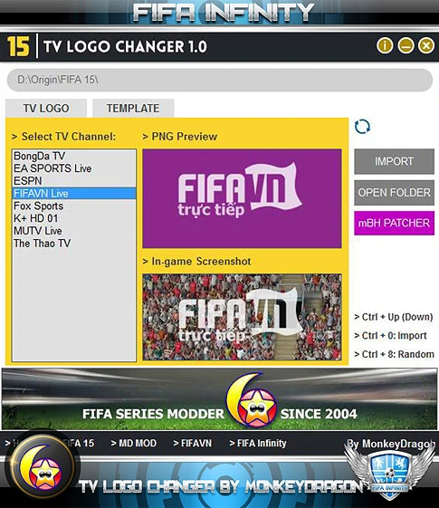 FIFA 15 TV Logo Changer