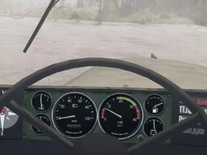 Spintires: MudRunner "Текстура приборной панели Retro версия 1.0 (v11.12.17)"