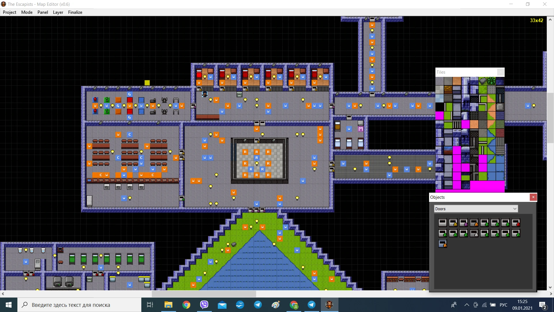 The Escapists "Карта - C.O.S.M.O.