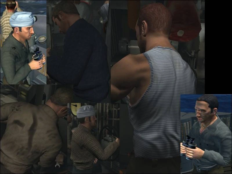 Silent Hunter 4: Wolves of the Pacific "Реальная одежда экипажу (Real Clothes v.2)"