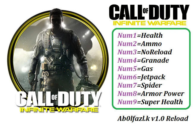 Call of Duty: Infinite Warfare: Трейнер/Trainer (+9) [1.0: x64] {Abolfazl.k}