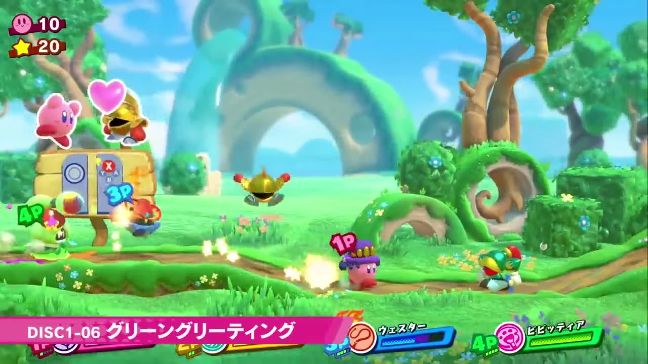 Трейлер Kirby Star Allies