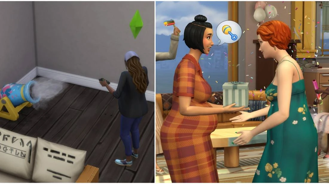The Sims 4: как устроить праздник в честь рождения ребенка