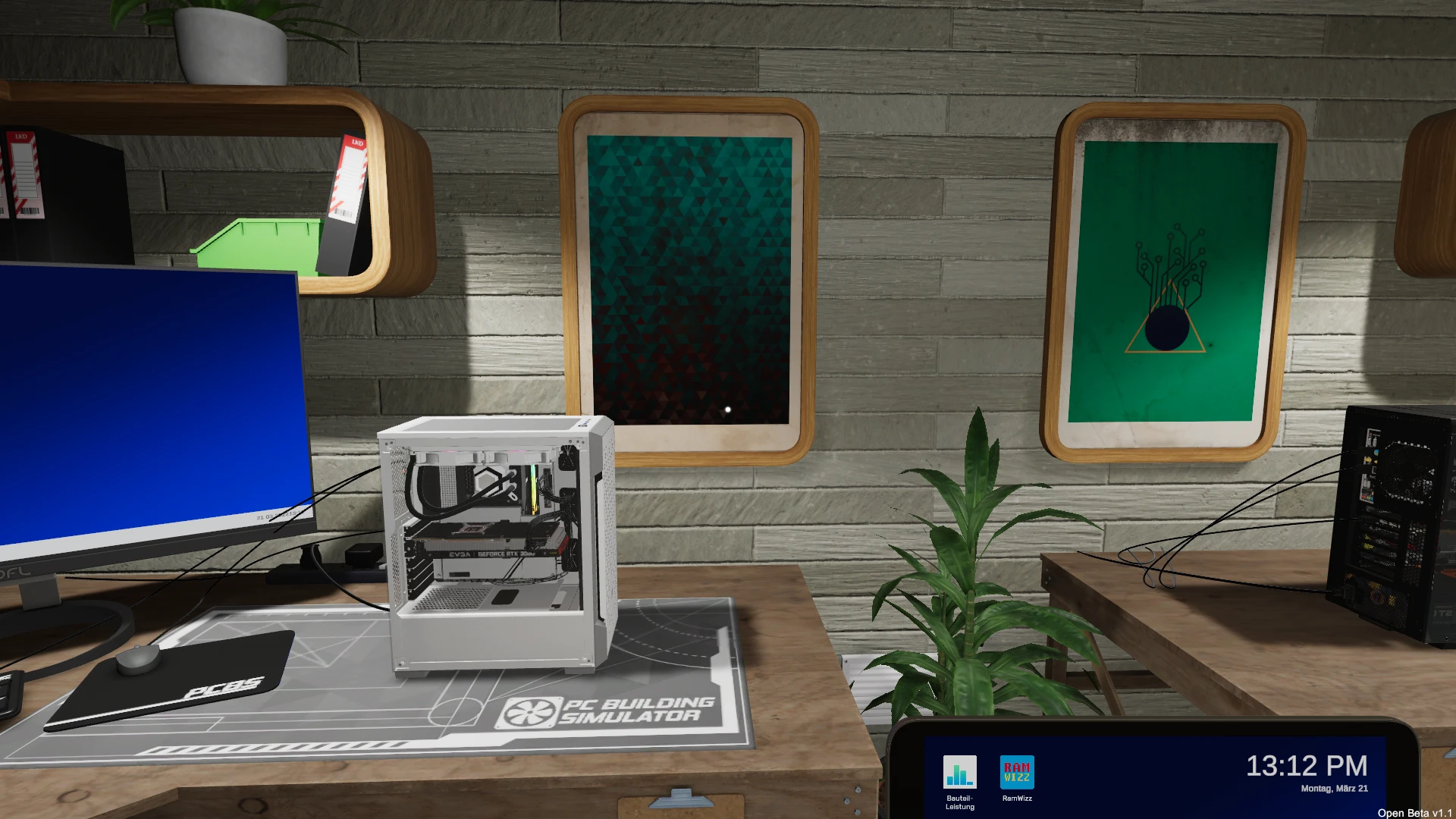 PC Building Simulator 2 "Удаление надписи Бета"