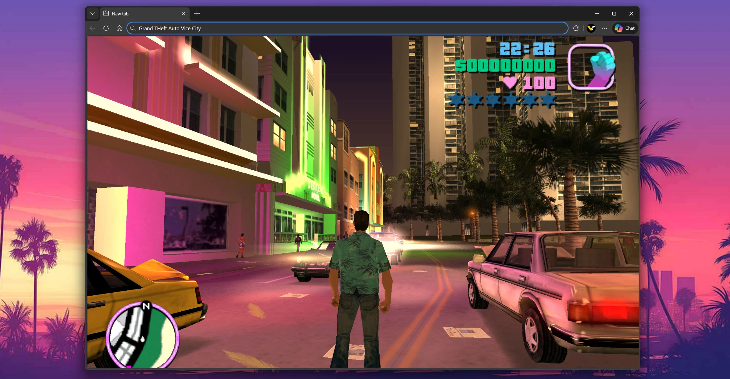 Браузерную GTA Vice City закрыли после жалобы компании Take-Two
