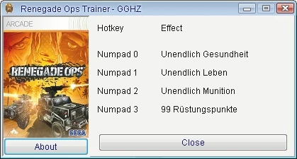 Renegade Ops: Трейнер/Trainer (+4) [Update 2] {GGHZ}