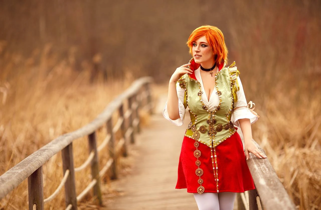 Косплей Шани из The Witcher 3: Hearts of Stone от Dollores
