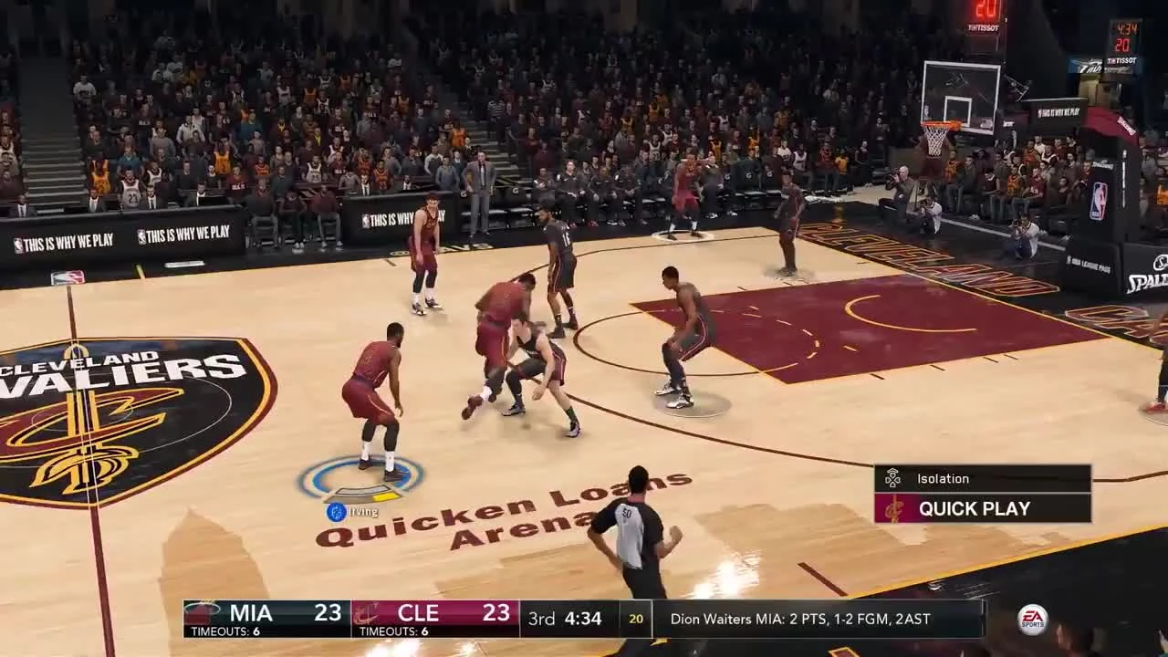 10 минут игрового процесса NBA Live 18