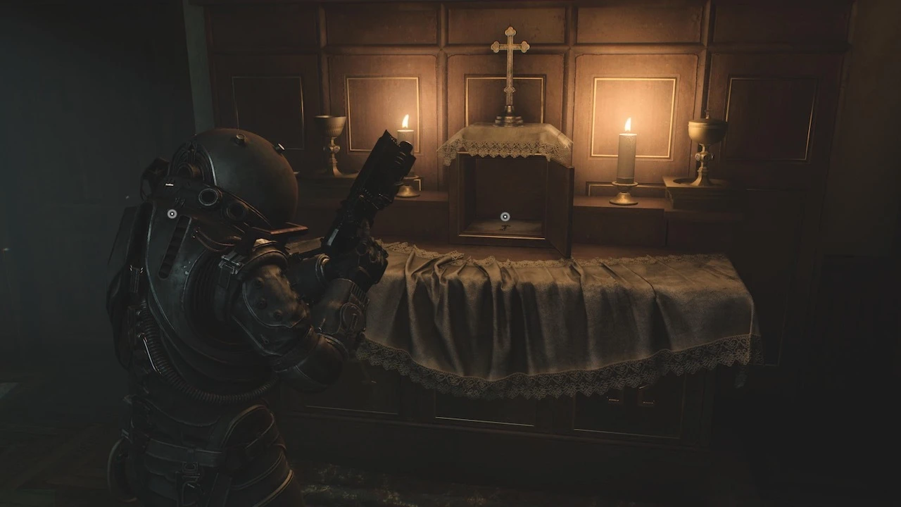 Решение головоломки в больничной часовне в Cronos: The New Dawn