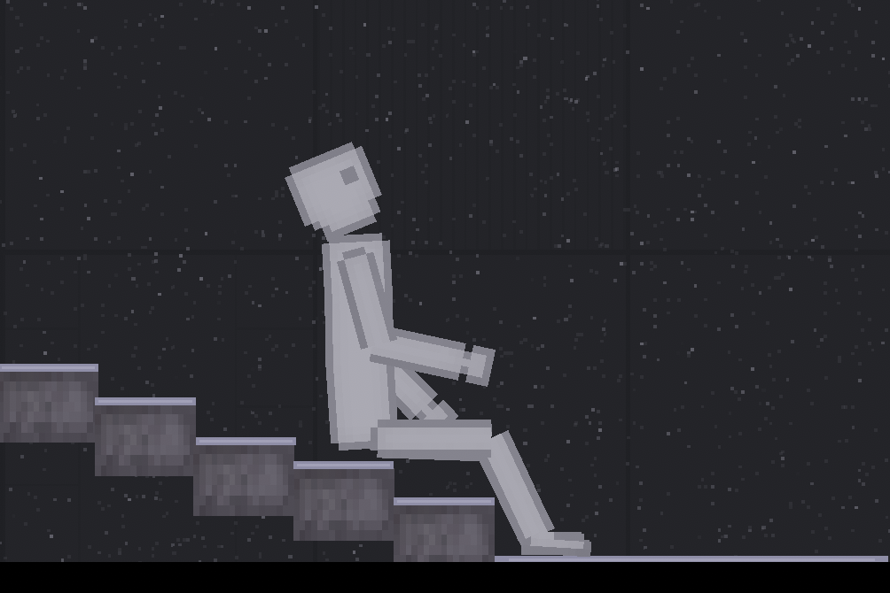 Райан Гослинг на лестнице