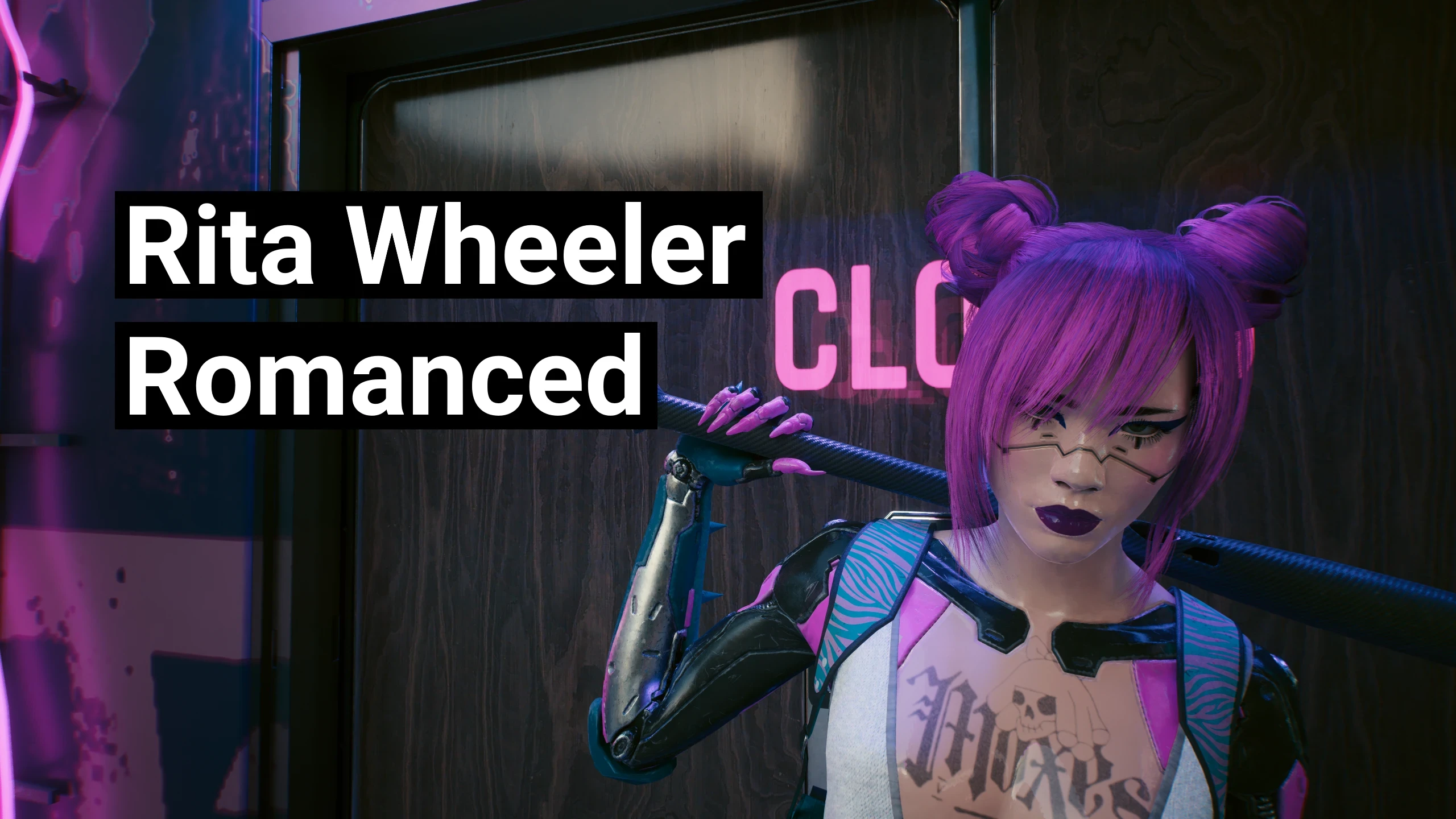 Cyberpunk 2077 "Роман с Ритой Уилер"