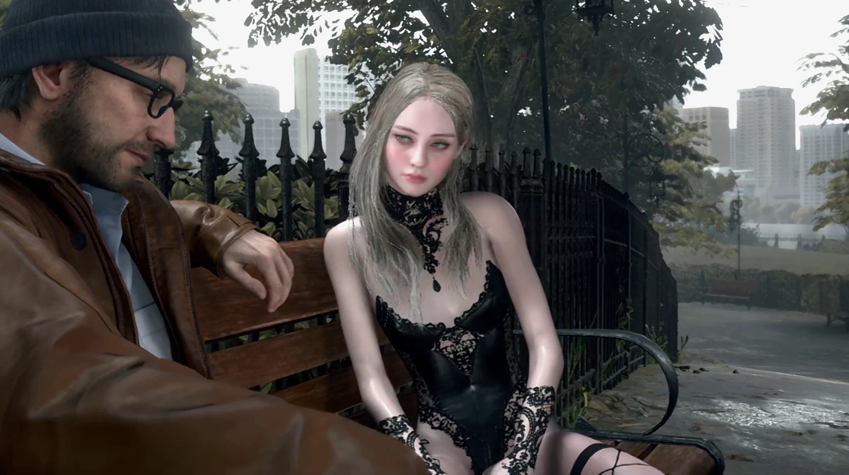 Resident Evil: Village "Чёрный Кружевной Наряд для Роуз Уинтерс"