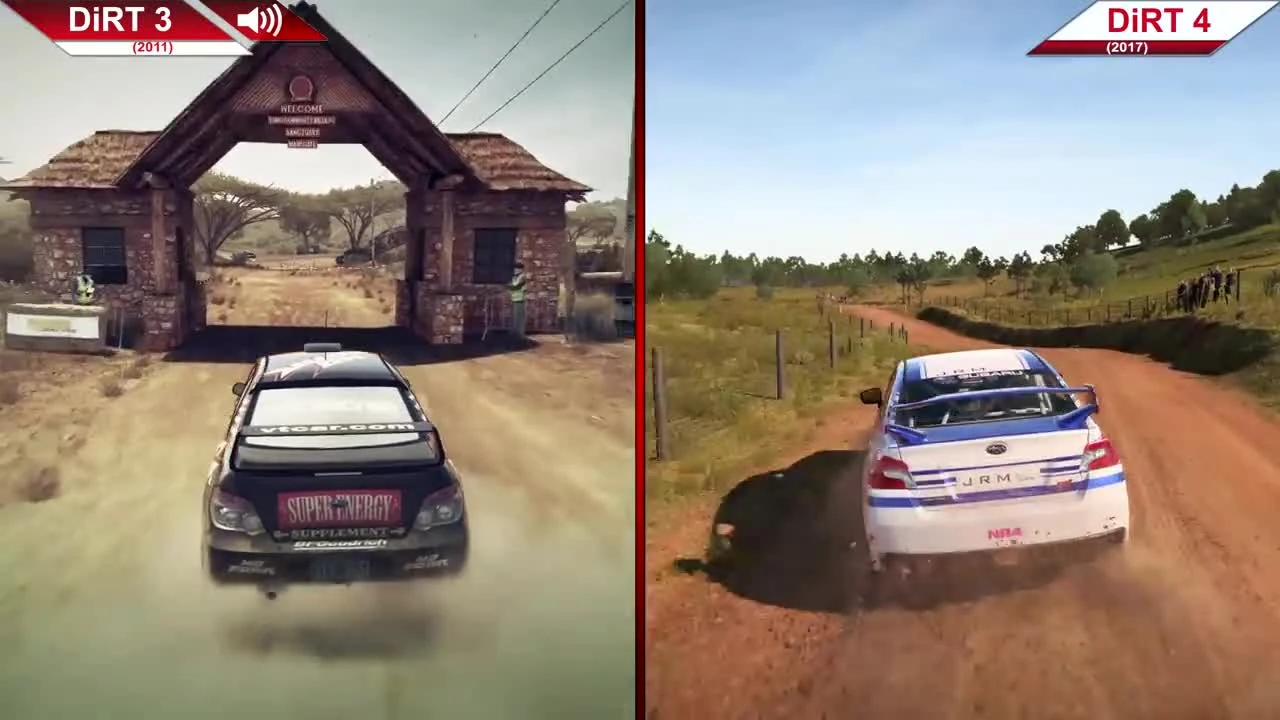 Сравнение | DiRT 3 (2011) vs. DiRT 4 (2017) | PC | На ультра