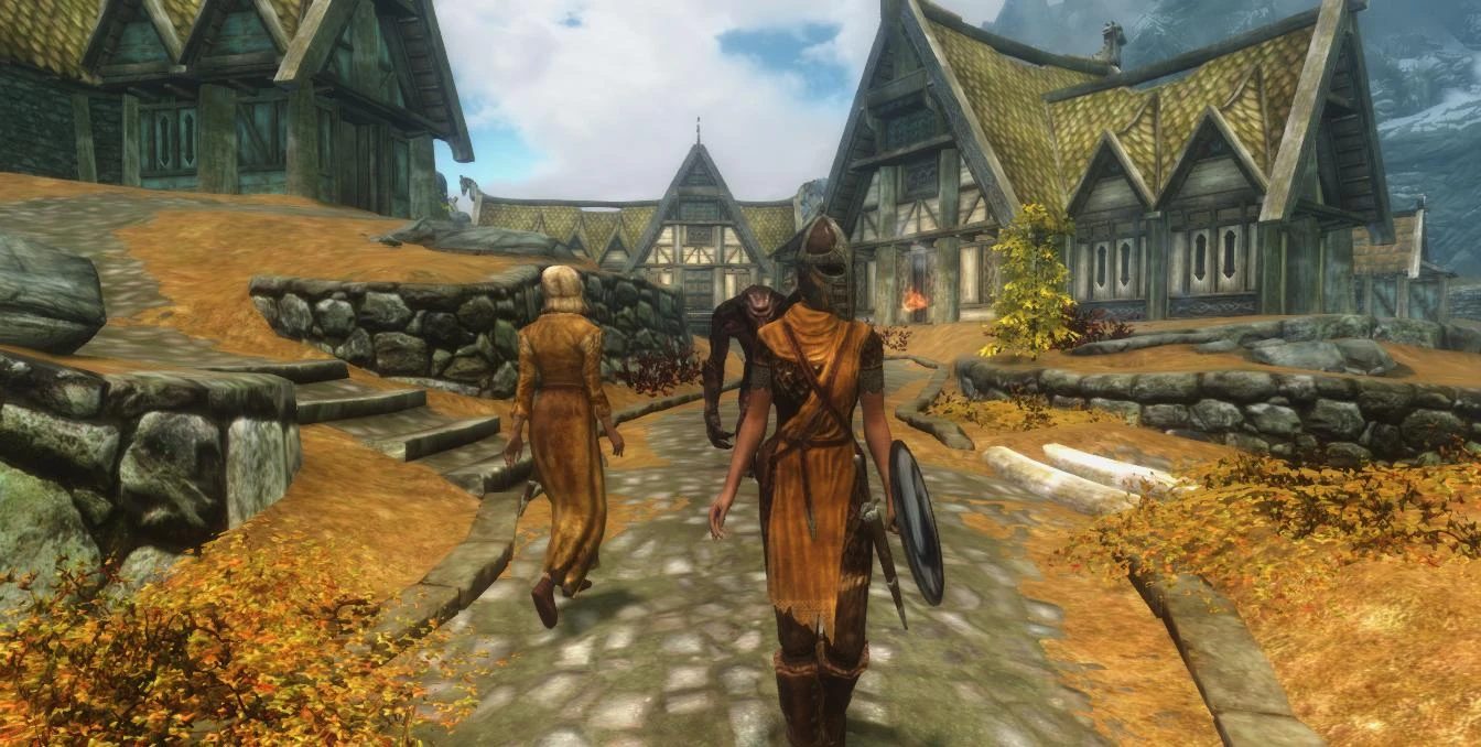 Skyrim LE "Случайный спавн существ в городах, деревнях и на природе"