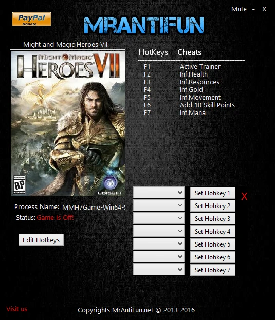 Might and Magic: Heroes 7: Трейнер/Trainer (+6) [1.6] {MrAntiFun}