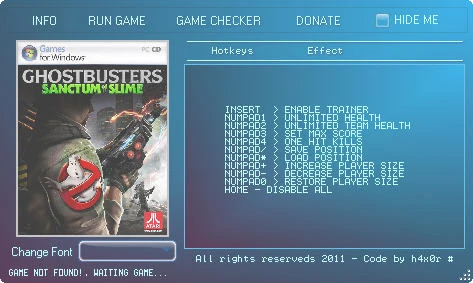 GhostBusters - Sanctum of Slime: Трейнер (+7) [514.1.13229.9919] {h4x0r}