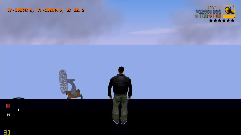 Grand Theft Auto 3 "Bounds Hack v 0.7"