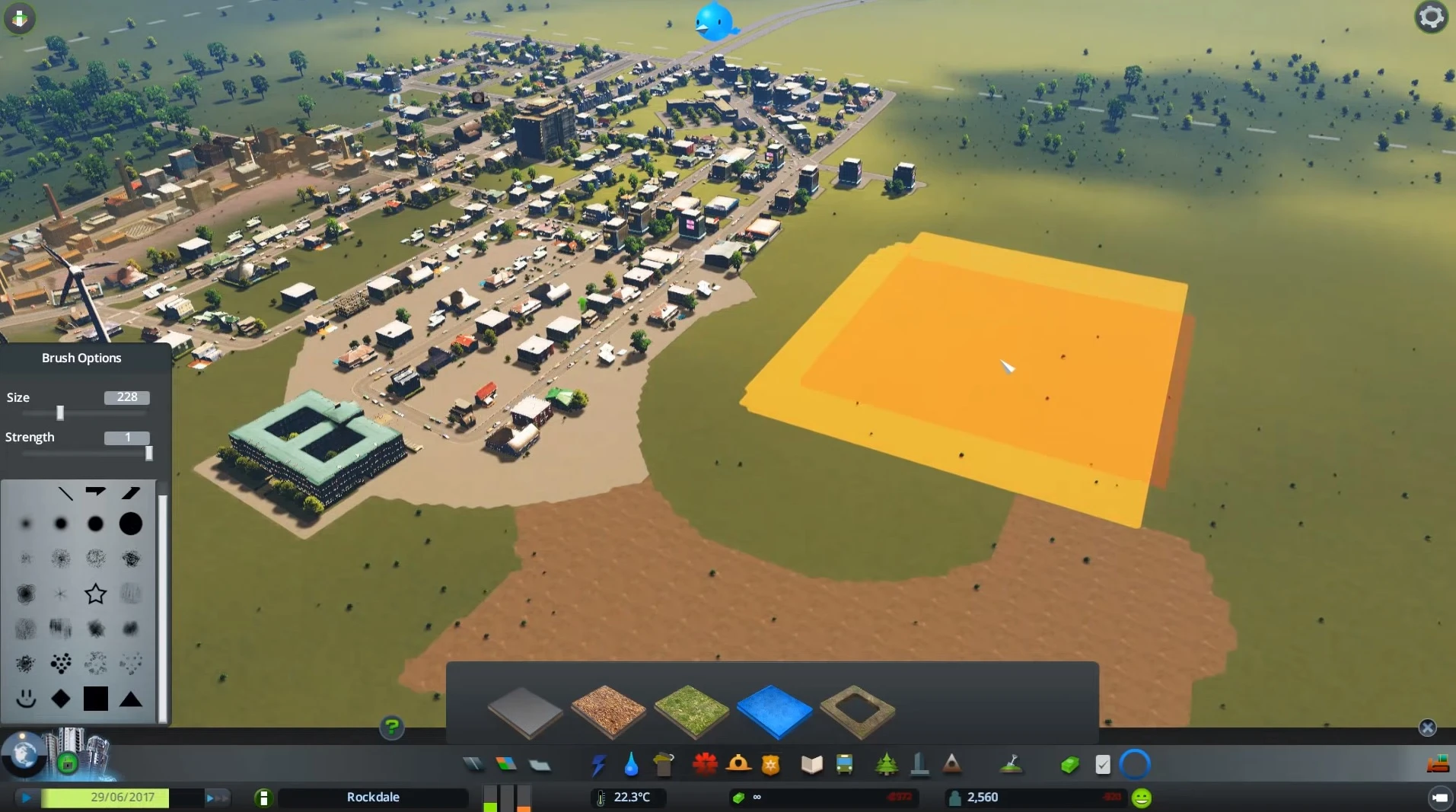 Cities: Skylines "Surface Painter для версии 1.13.0-f7"