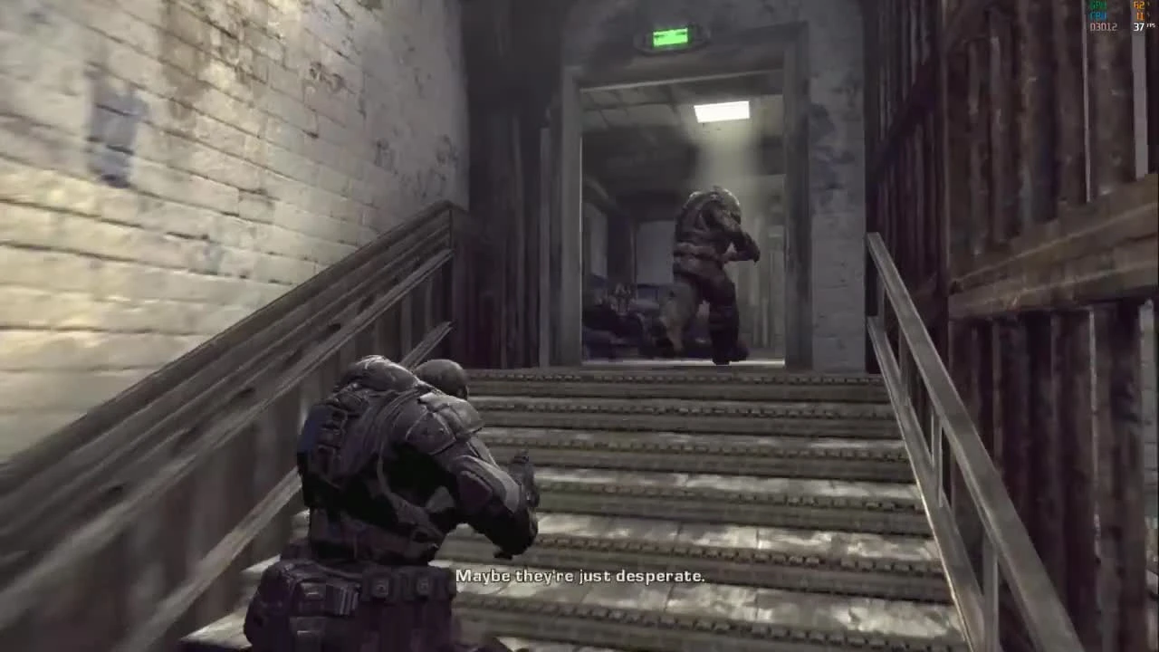 60 фпс в Gears of War 2 на мощном ПК и эмуляторе Xenia