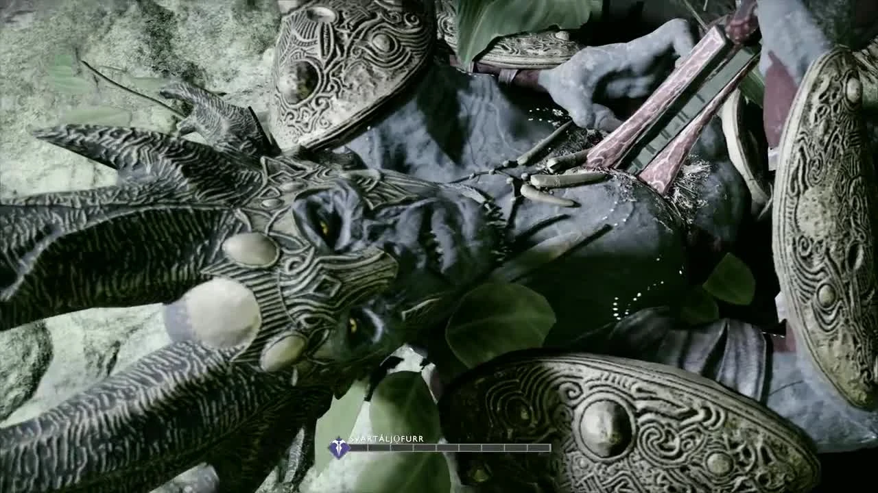 God of War - Новая игра+ Битва с боссом Царь Темного Эльфа