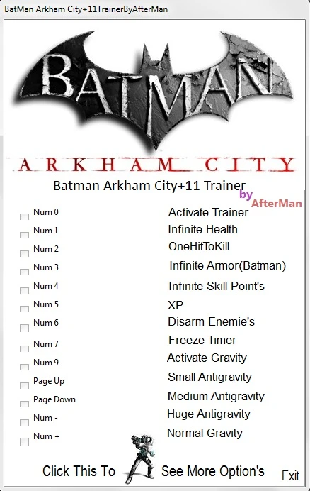 Batman-Arkham City: Трейнер/Trainer (+11) [All Version's] {AfterMan}