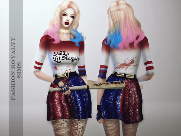 скачать мод на симс 4 харли квинн Sims 4: создаем харли квинн/harley quinn youtube.