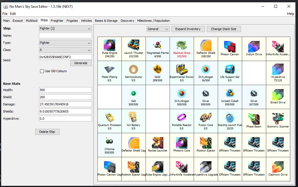 No Man's Sky "Редактор сохранений 1.5.16 / SAVE EDITOR v1.5.16" - Файлы