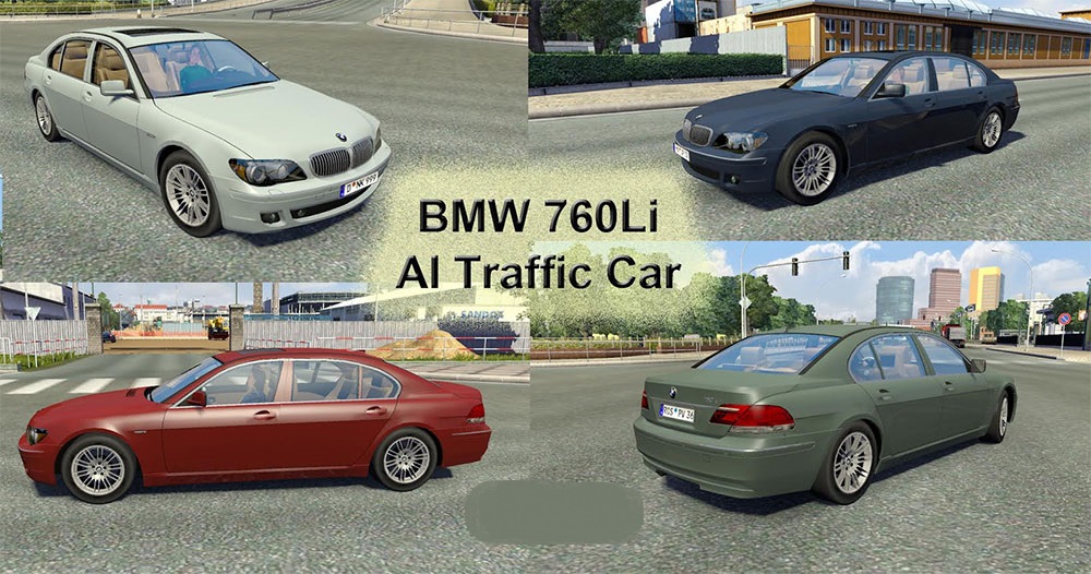 Ets2 Bmw 760li в траффик файлы патч демо Demo моды