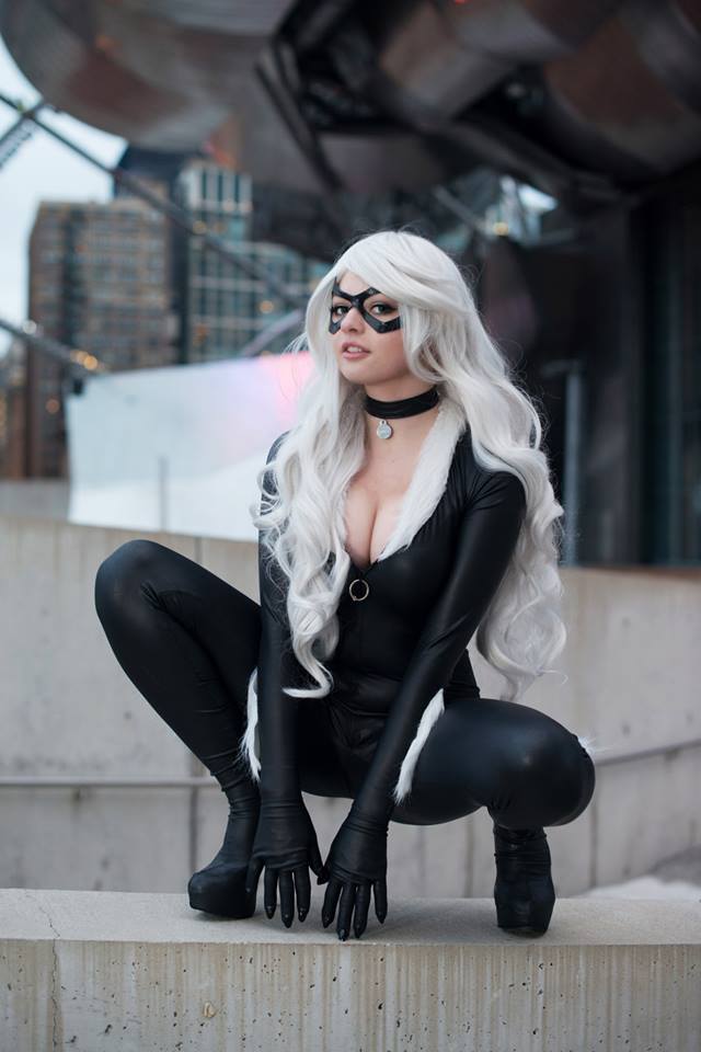 Black cat anime cosplay
