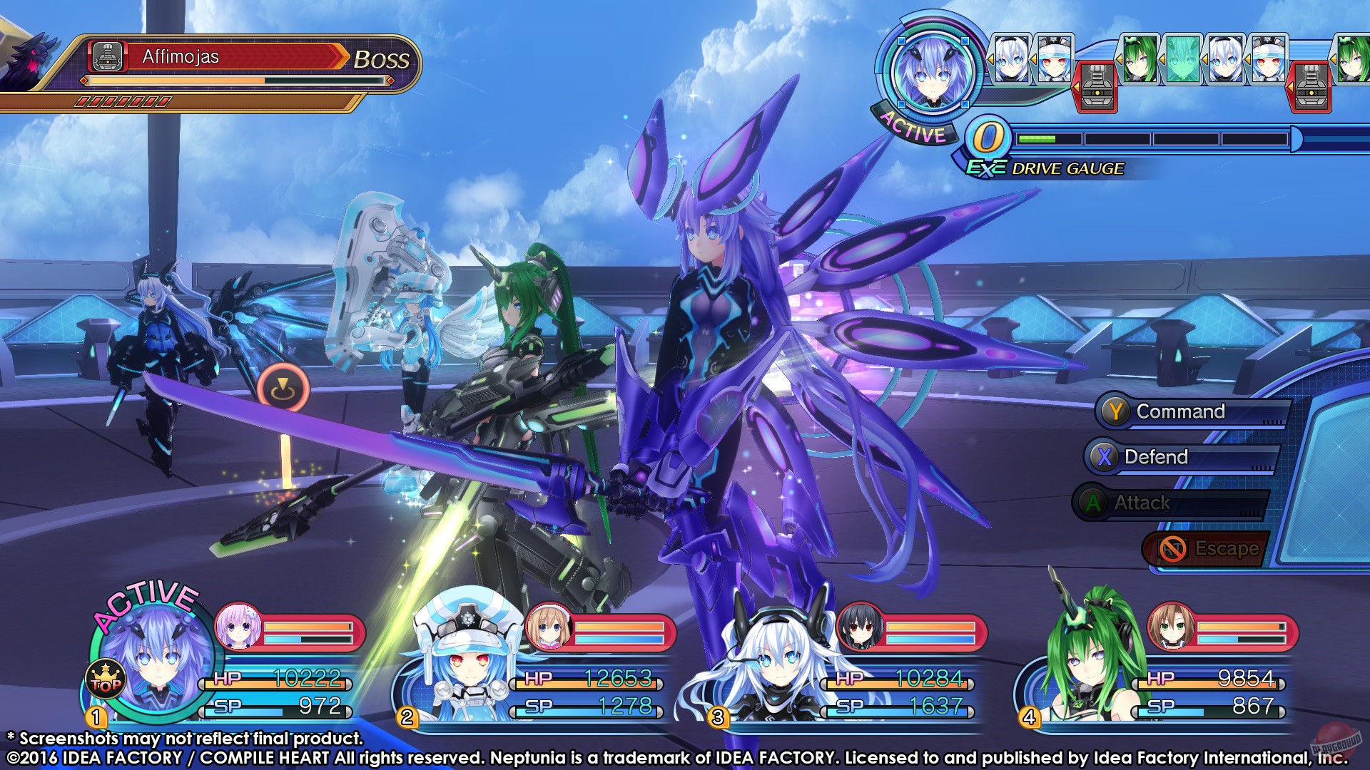 Скриншот Megadimension Neptunia VII