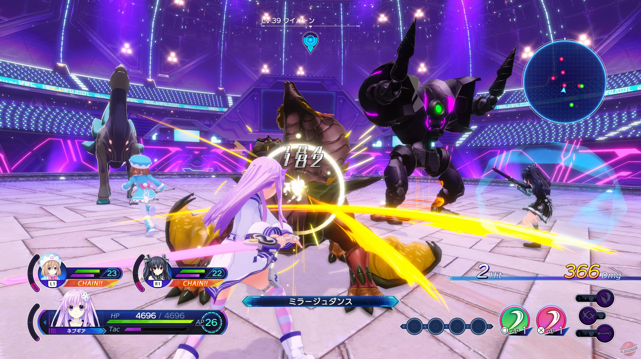 Скриншот Neptunia: Sisters VS Sisters