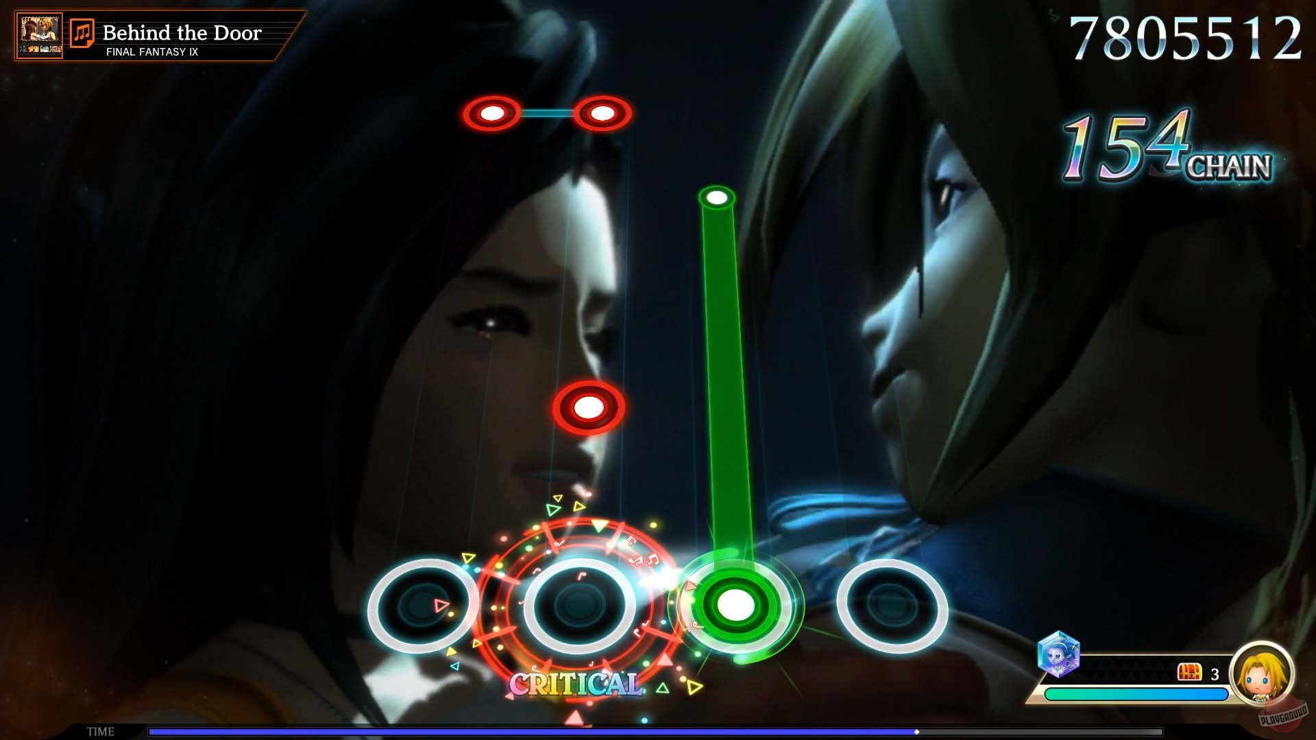 Final bar. Theatrhythm final bar line.