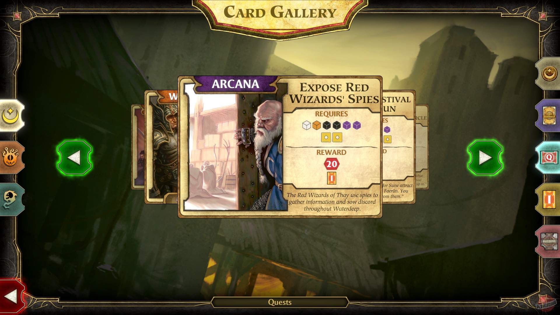 Скриншот D&D Lords of Waterdeep