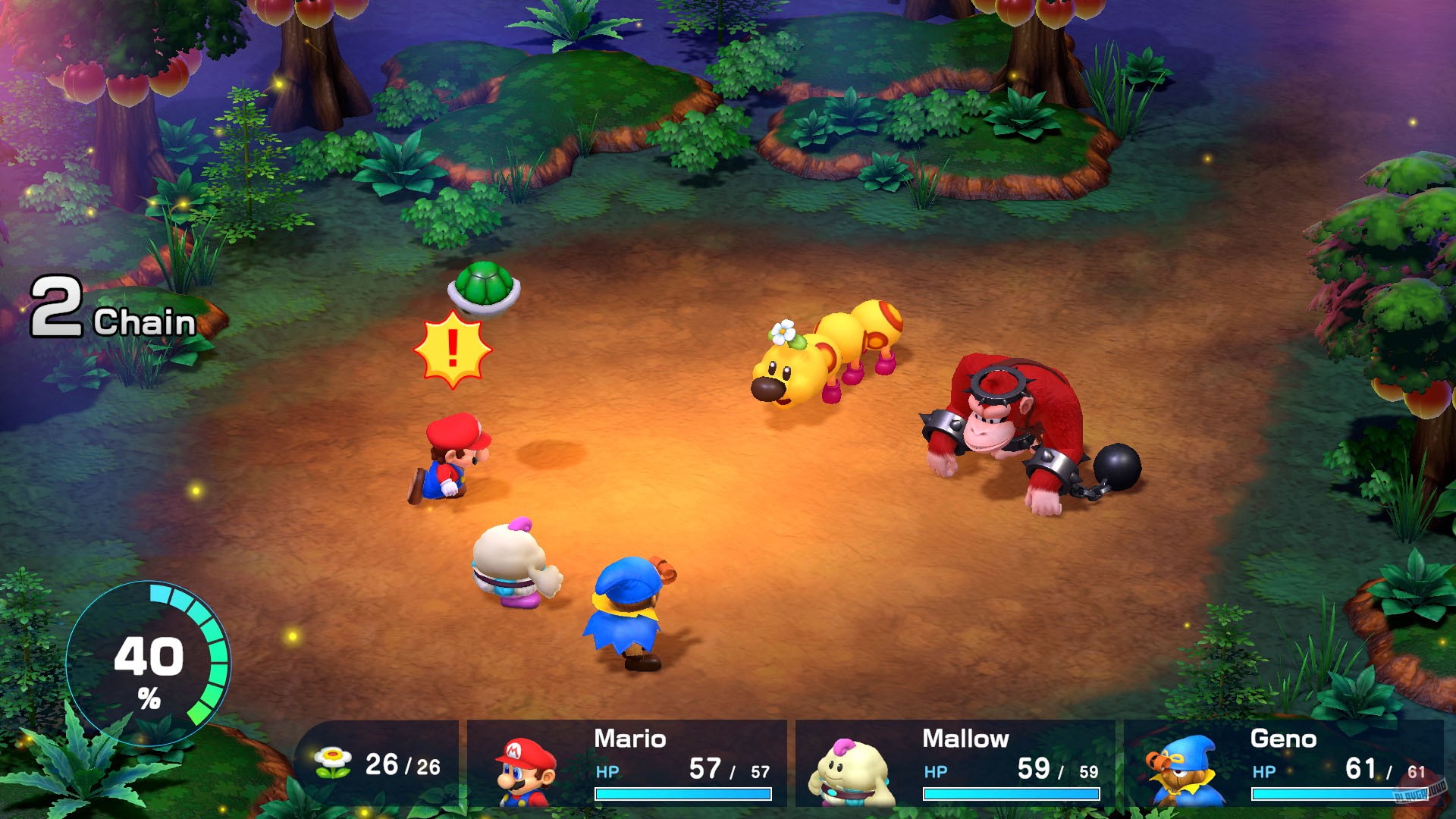Скриншоты Super Mario RPG.