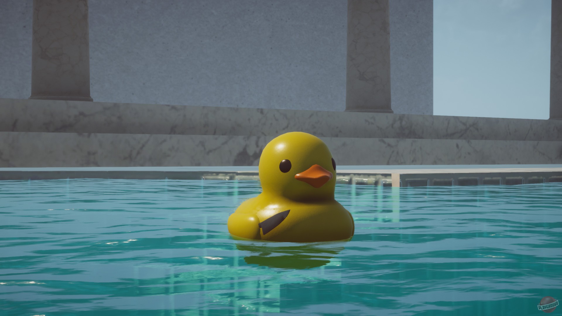Plastic duck simulator. Plastic duck simulator