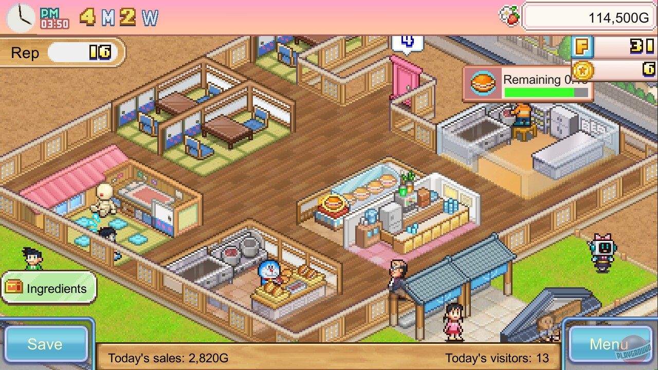 Скриншот Doraemon Dorayaki Shop Story