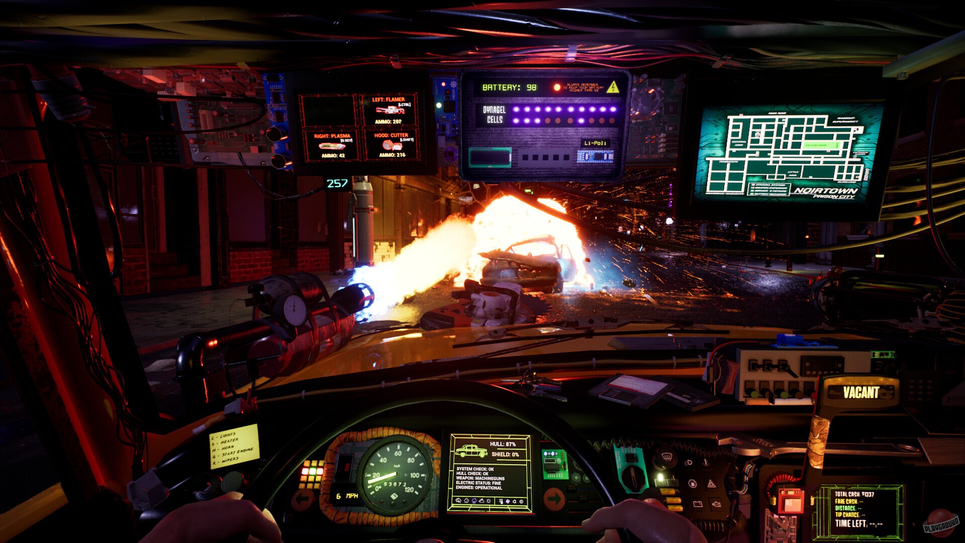 Скриншот CyberTaxi: Lunatic Nights