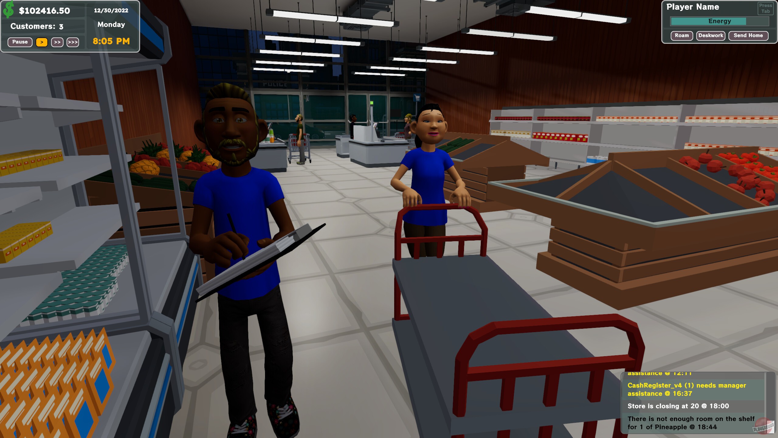 Скриншот Grocery Store Tycoon