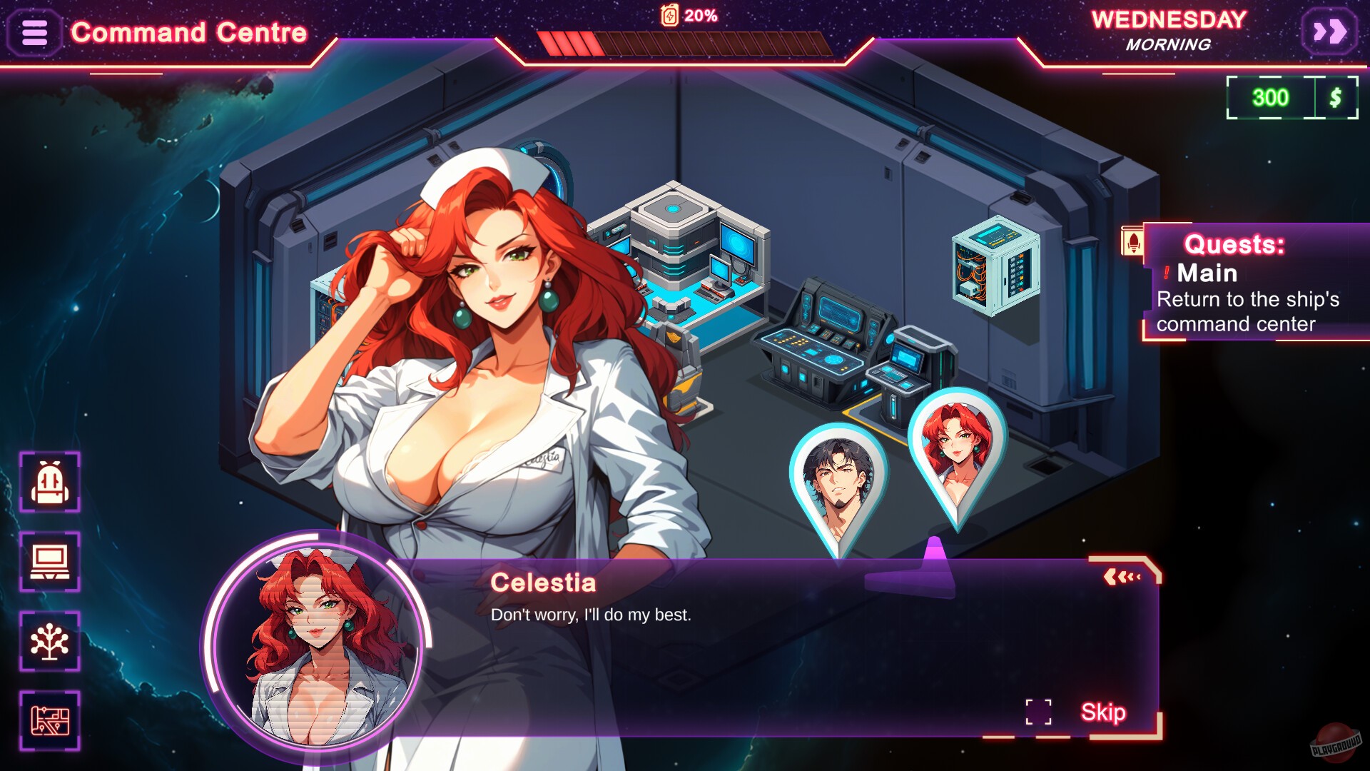 Скриншот Milfy Way: Space Orgasm