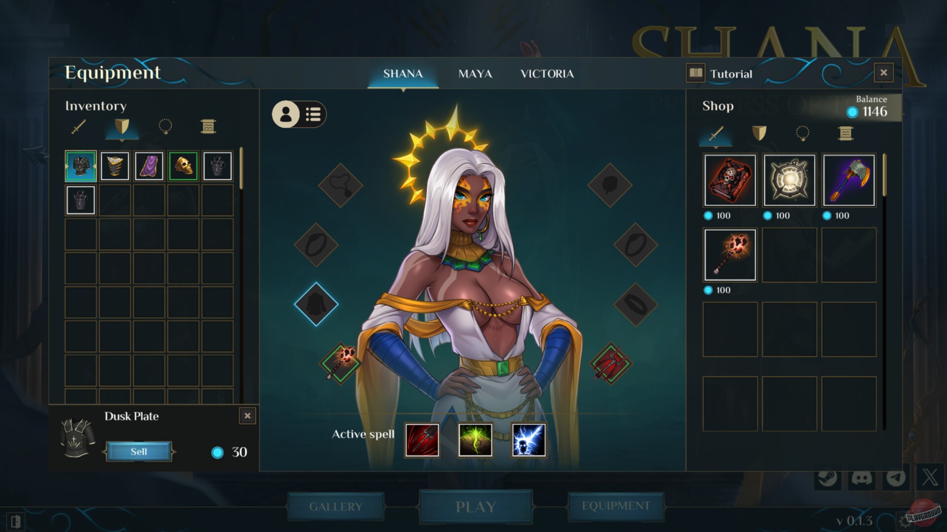 Скриншот Shana - Priestess of Tona