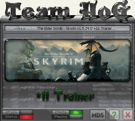 The Elder Scrolls 5 &#8211; Skyrim: Trainer (+11) [1.5.24.0] {HoG / sILeNt heLLsCrEAm}